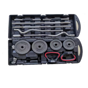 58kg dumbell set with kettlebell holder