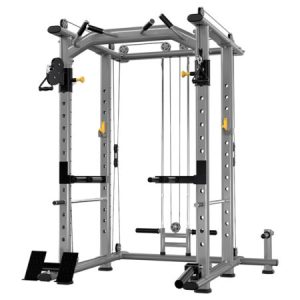 Smith machine Power cage with dual pulleys