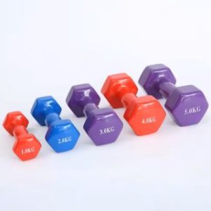 1kg-5kg aerobic dumbbells Vinyl Coated.